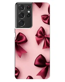 Чохол для Samsung Galaxy S21 ultra з картинкою «Бордовий атлас»