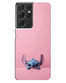 Чехол для Samsung Galaxy S21 ultra с картинкой «Stitch выглядывает»