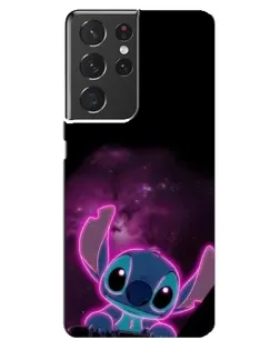 Чехол для Samsung Galaxy S21 ultra с картинкой «Неоновый Stitch»