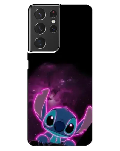 Чехол для Samsung Galaxy S21 ultra с картинкой «Неоновый Stitch» Чехол для Samsung Galaxy S21 ultra с картинкой «Неоновый Stitch»