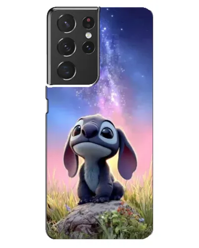 Чехол для Samsung Galaxy S21 ultra с картинкой «Стич на рассвете» Чехол для Samsung Galaxy S21 ultra с картинкой «Стич на рассвете»