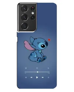 Чехол для Samsung Galaxy S21 ultra с картинкой «Музыкальный Stitch»