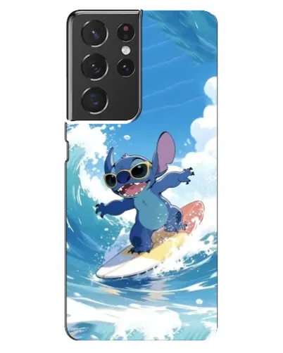 Чехол для Samsung Galaxy S21 ultra с картинкой «Стич на волне» Чехол для Samsung Galaxy S21 ultra с картинкой «Стич на волне»