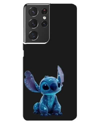 Чехол для Samsung Galaxy S21 ultra с картинкой «Стич на черном» Чехол для Samsung Galaxy S21 ultra с картинкой «Стич на черном»