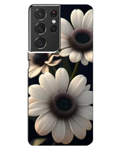 Чехол для Samsung Galaxy S21 ultra с картинкой «Белые маргаритки макро» Чехол для Samsung Galaxy S21 ultra с картинкой «Белые маргаритки макро»