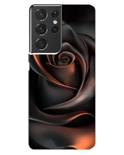 Чехол для Samsung Galaxy S21 ultra с картинкой «Шелковая черная роза» Чехол для Samsung Galaxy S21 ultra с картинкой «Шелковая черная роза»