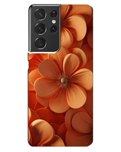 Чехол для Samsung Galaxy S21 ultra с картинкой «Оранжевый макро цветок» Чехол для Samsung Galaxy S21 ultra с картинкой «Оранжевый макро цветок»