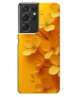 Чехол для Samsung Galaxy S21 ultra с картинкой «Золотые лепестки» Чехол для Samsung Galaxy S21 ultra с картинкой «Золотые лепестки»