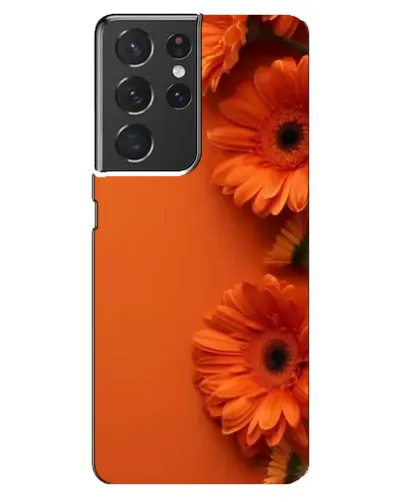 Чехол для Samsung Galaxy S21 ultra с картинкой «Оранжевые герберы» Чехол для Samsung Galaxy S21 ultra с картинкой «Оранжевые герберы»