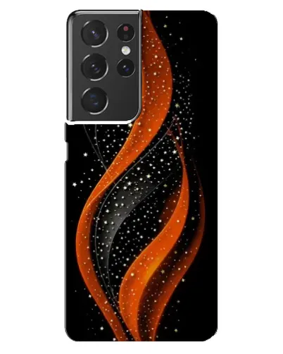 Чехол для Samsung Galaxy S21 ultra с картинкой «Огненная звездная волна»