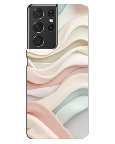 Чехол для Samsung Galaxy S21 ultra с картинкой «Пастельные нежные волны»