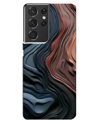 Чехол для Samsung Galaxy S21 ultra с картинкой «Цветные волны каньона»