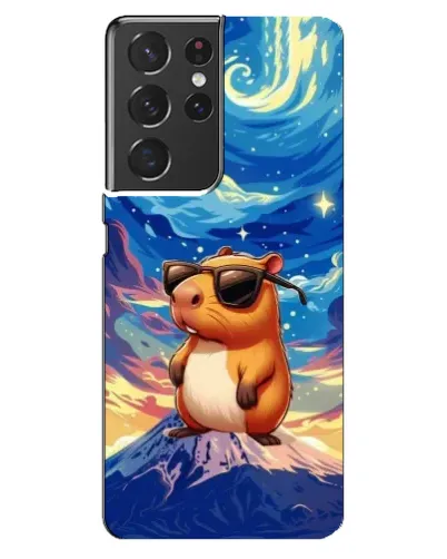 Чехол для Samsung Galaxy S21 ultra с картинкой «Капибара Ван Гога»