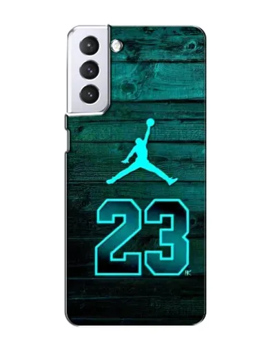 Чехол для Samsung Galaxy S21 с картинкой «Jordan Cyan 23» Чехол для Samsung Galaxy S21 с картинкой «Jordan Cyan 23»
