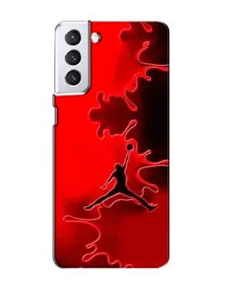 Чехол для Samsung Galaxy S21 с картинкой «Jordan Red Smoke»