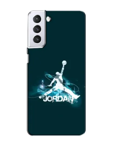 Чехол для Samsung Galaxy S21 с картинкой «Jordan Blue Fire» Чехол для Samsung Galaxy S21 с картинкой «Jordan Blue Fire»