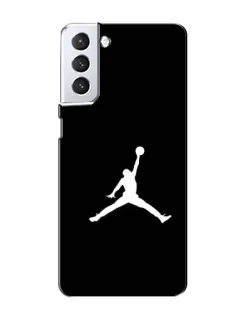 Чехол для Samsung Galaxy S21 с картинкой «Jordan Silhouette»