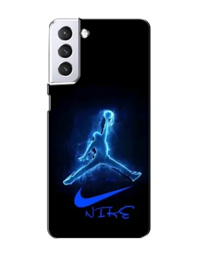 Чехол для Samsung Galaxy S21 с картинкой «Jordan Neon Blue» Чехол для Samsung Galaxy S21 с картинкой «Jordan Neon Blue»