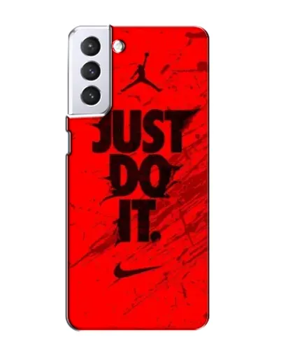 Чехол для Samsung Galaxy S21 с картинкой «Nike Just Do It» Чехол для Samsung Galaxy S21 с картинкой «Nike Just Do It»