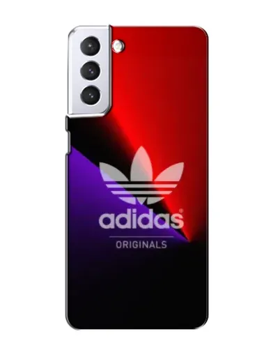 Чехол для Samsung Galaxy S21 с картинкой «Adidas Red Neon»