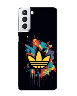 Чехол для Samsung Galaxy S21 с картинкой «Adidas Splash»