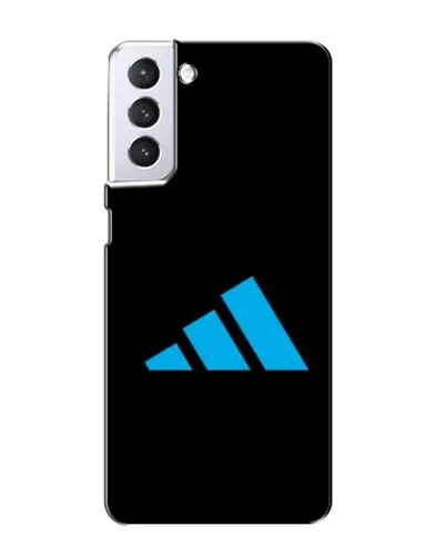 Чехол для Samsung Galaxy S21 с картинкой «Adidas Cyan Logo»
