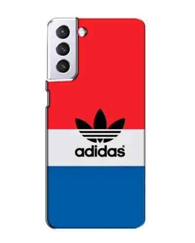 Чехол для Samsung Galaxy S21 с картинкой «Ретро блоки Adidas»