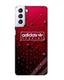 Чехол для Samsung Galaxy S21 с картинкой «Adidas Gold Marble»