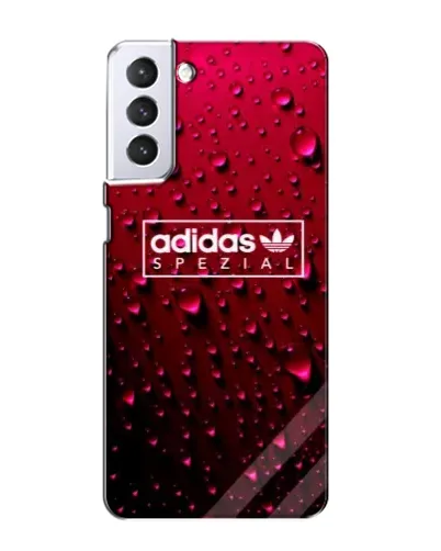 Чехол для Samsung Galaxy S21 с картинкой «Adidas Gold Marble»