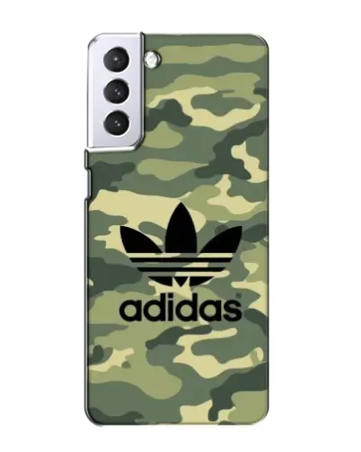 Чехол для Samsung Galaxy S21 с картинкой «Милитари стиль Adidas»