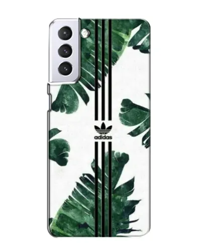 Чехол для Samsung Galaxy S21 с картинкой «Пальмовые листья адидас»