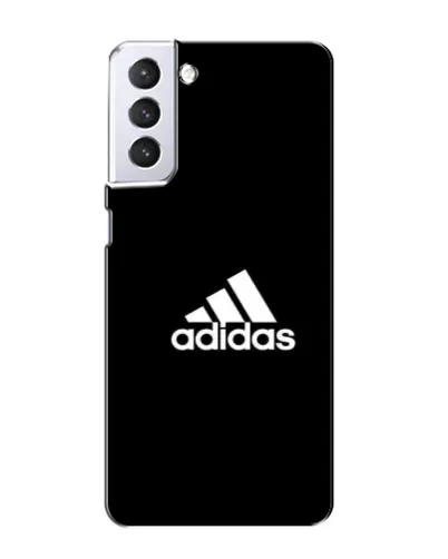 Чехол для Samsung Galaxy S21 с картинкой «Черная классика Adidas»