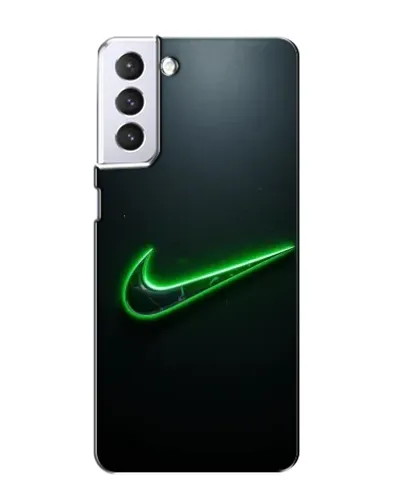 Чехол для Samsung Galaxy S21 с картинкой «Неоновый контур Nike» Чехол для Samsung Galaxy S21 с картинкой «Неоновый контур Nike»