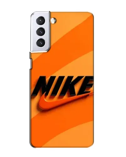 Чехол для Samsung Galaxy S21 с картинкой «Оранжевый драйв Nike» Чехол для Samsung Galaxy S21 с картинкой «Оранжевый драйв Nike»