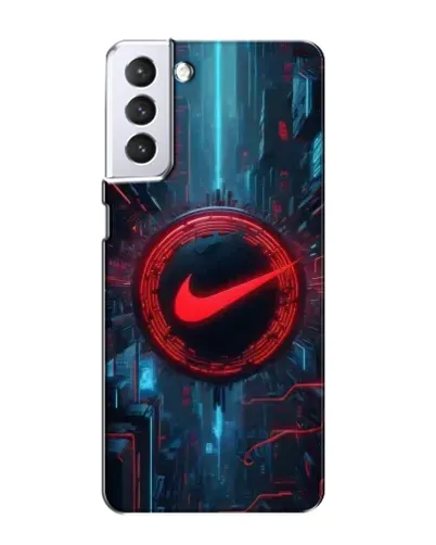 Чехол для Samsung Galaxy S21 с картинкой «Техногенный стиль Nike» Чехол для Samsung Galaxy S21 с картинкой «Техногенный стиль Nike»