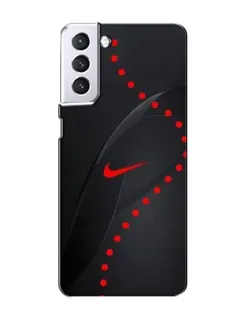 Чехол для Samsung Galaxy S21 с картинкой «Абстрактный дизайн Nike»