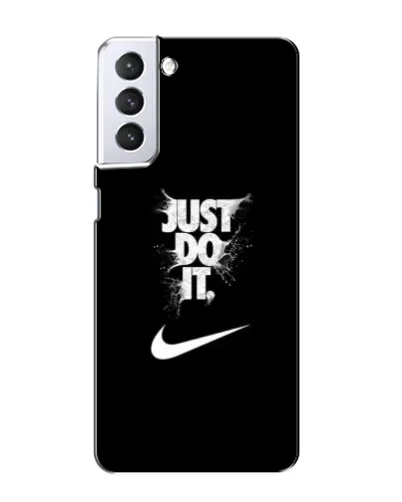 Чехол для Samsung Galaxy S21 с картинкой «Текстовый принт Nike» Чехол для Samsung Galaxy S21 с картинкой «Текстовый принт Nike»