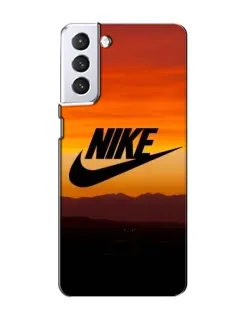 Чехол для Samsung Galaxy S21 с картинкой «Nike — вечерний горизонт»
