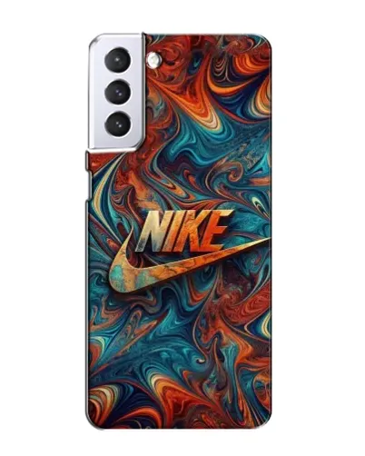 Чехол для Samsung Galaxy S21 с картинкой «Nike в абстракции» Чехол для Samsung Galaxy S21 с картинкой «Nike в абстракции»