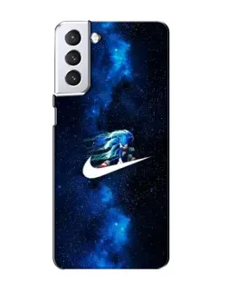 Чехол для Samsung Galaxy S21 с картинкой «Звездный путь Nike»