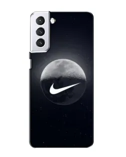 Чохол для Samsung Galaxy S21 з картинкою «Nike у стилі графіті»