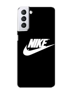Чохол для Samsung Galaxy S21 з картинкою «Мазки фарби Nike»