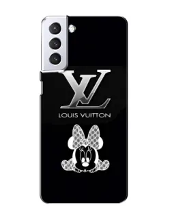 Чехол для Samsung Galaxy S21 с картинкой «LV и Минни Маус»