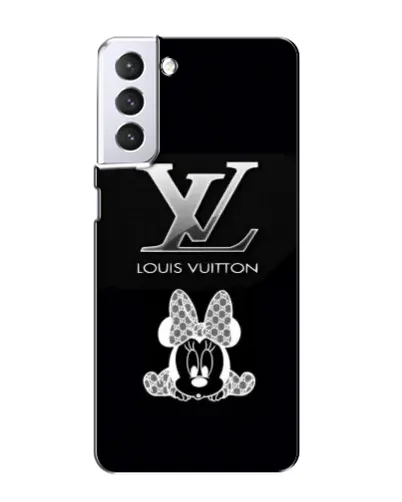 Чехол для Samsung Galaxy S21 с картинкой «LV и Минни Маус»