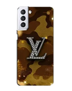 Чехол для Samsung Galaxy S21 с картинкой «Камуфляжный Louis Vuitton»