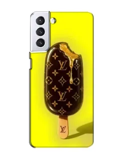Чехол для Samsung Galaxy S21 с картинкой «Мороженое от LV»