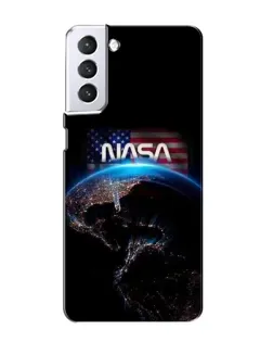 Чехол для Samsung Galaxy S21 с картинкой «Земля из космоса NASA»