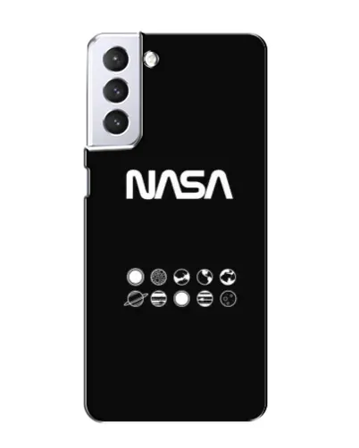 Чехол для Samsung Galaxy S21 с картинкой «NASA — технический принт»