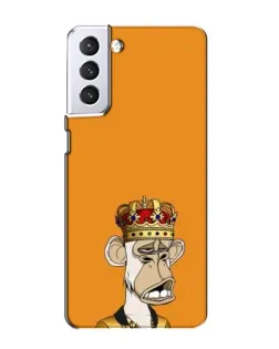 Чехол для Samsung Galaxy S21 с картинкой «Золотая обезьяна Bored Ape»