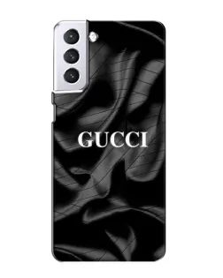 Чехол для Samsung Galaxy S21 с картинкой «Gucci — шелковые волны»